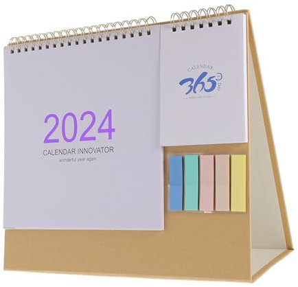 Housoutil Schreibtischkalender Tischkalender Kalendertisch Klappkalender Mit Monatsansicht Aus Dickem Material Für Planung Und Notizen Schreibtischen Und Theken