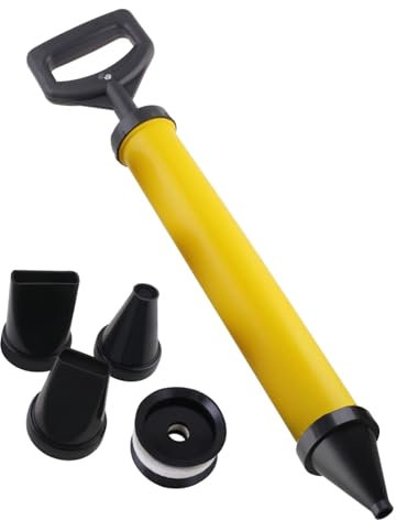 CNCYEAH Pistolet à mortier manuel avec 4 buses et 1 joint d'étanchéité pour mortier ou ciment