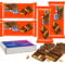 Resess Peanut Butter Bar 4 x 90g With Gift Box - Peanut butter bar covered in a milk chocolate flavoured coating