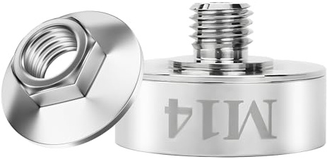X-Lock-Adapter auf M14, Adapter Set XLOCK Adapter Winkelschleifer mit M14-Flansch-Kontermutter für Diamantkernbohrer, Sägeblatt, Xlock-Winkelschleifer, Schnellspannmutter für Winkelschleifer