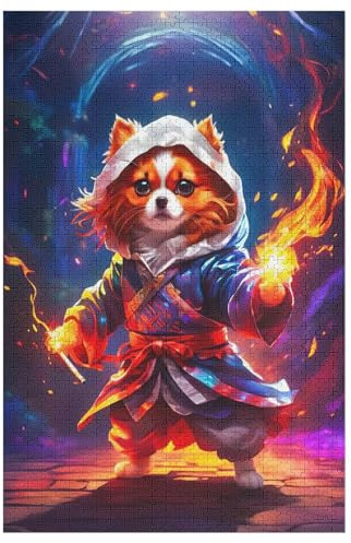 Puzzles Fuchs, 1000 Teile, Puzzle Aus Holz Für Erwachsene Und Kinder Ab 12 Jahren, Lernspielzeug （78×53cm）