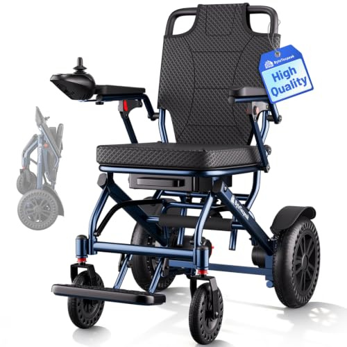 D14 Folding Electric Wheelchair for Adults with Removable Lithium Battery