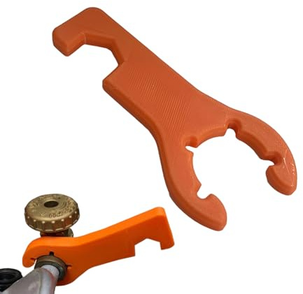 WJnflQN Gas Hose Wrench, Two-Headed Non-Slip Wrench, Non-Slip Cylinder Wrench - For Plumbing Work HVAC Repair Home Camping Outdoor