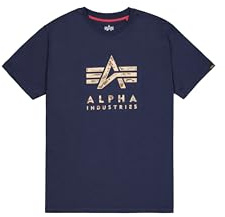Alpha Industries Herren Camo Puff Print T-Shirt (1er Pack)