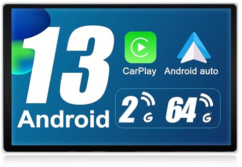 Junsun Android Radio für FIAT Ducato/Peugeot Boxer/Citroen Jumper 2006-2023 | 2GB+64GB, mit 13.1 Zoll Touchscreen, CarPlay, Android Auto, Bluetooth, Navigtion, SWC, FM AM Radio
