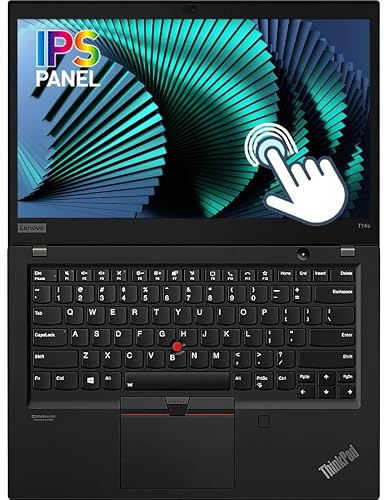 Lenovo Thinkpad T14s Gen 1 Touchscreen Business Laptop, 14 FHD (1920x1080), Intel Core i7-10610U, 32GB RAM, SSD da 256GB, Tastiera QWERTY, Windows 11 Pro (Ricondizionato)