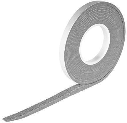 Kompriband Acryl 300, 15/3, 10,0m lang, 15mm breit, expandiert auf 15mm, grau, Abdichtungsband für Türen, Fenster & Mauerfugen, Quellband, Dichtungsband, Fugenband