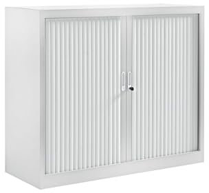 eurokraft | pro | Rollladenschrank | BxT 1200 x 450 mm | Höhe 1050 mm | lichtgrau