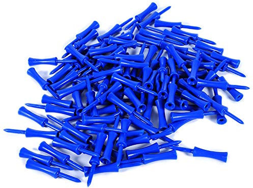 zubehör tees, tees Kunststoff Driver, Tees Kunststoff Lang, 100 stücke Kunststoff Blau Tees Schritt Down Zubehör Werkzeug Für Sport - 68mm