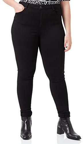 VERO MODA Damen Vmsophia Hr Ba037 Noos Ga Skinny Jeans, Schwarz (Black Black), S / 30L