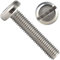 OPIOL QUALITY® Flachkopfschrauben mit Schlitz DIN 85 / ISO 1580 M5x10 mm aus Edelstahl A2 V2A (10 Stück) Maschinenschraube Schlitzschrauben Schrauben Flachkopf