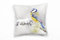 Paul Sinus Art Tiere, Vogel, Blaumeise, Winter, grau, blau, gelb Deko Kissen 40x40cm für Couch Sofa Lounge Zierkissen - Dekoration zum Wohlfühlen