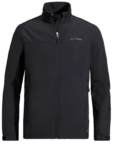 VAUDE Men's Hurricane Jacket IV - Herren Softshelljacke- Winddichte & Atmungsaktive Wanderjacke, Wasserabweisend, black, 3XL