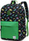 VASCHY Schulrucksack für Jungen und Mädchen, Kinderrucksack, Kinderrucksack, Kinderrucksack, Kinderrucksack, Kinderrucksack, Kinderrucksack, Tasche, Großer Dinosaurier, Dinosaure-Grand, Niedlich