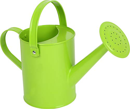 small foot 12017 Metal Watering Can with Movable Carry Handle, Colourful, for Small Garden Aid from 3 Years, Multicoloured, Normal