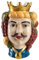Montemaggi Vase Brombeerkopf König 14,5 x 22 x 14 cm Porzellan