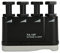 Alomejor Gitarre Handfingertrainer Tragbare Spannung Einstellbar Finger Handgelenk Stärke Fingertrainer für Gitarre Bass Klavier Hilfskorrektur