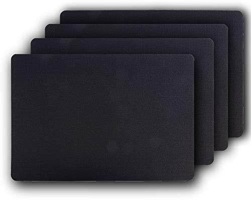 Westmark 4 Sets de Table 43 x 30 cm - Synthétique Textile - Édition Salee - Terra - Noir - 01057019150