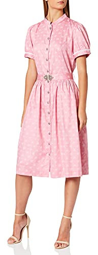 BERWIN & WOLFF TRACHT FOLKLORE LANDHAUS 805481 Robe, Rose Bonbon, 38 Femme