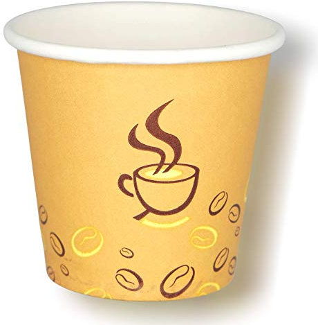 MEGA PACK - Cocobanana Bicchierini di Carta da 75ml, Monouso, Compostabili Cartone Per Uso Alimentare - Bicchieri Piccoli per Bevande Calde e Fredde, Caffè, Espresso - Chicco 1600