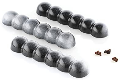 Silikomart | Bolla B, Moule à Chocolat en Tritan, Emballage de 1 Moule, Dimensions 115 x 25 mm, h 15 mm,