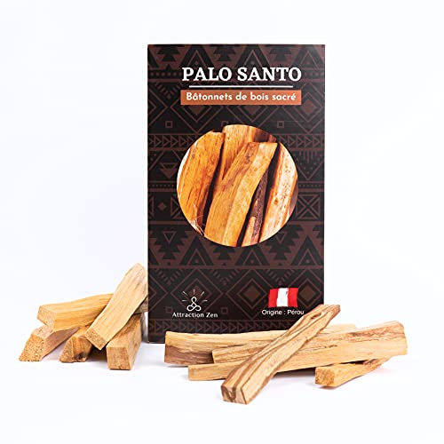 Palo Santo Natur | Stäbchen | Authentisch | Perou | SERFOR Zertifiziert | Natürliche Weihrauch | Reinigung | Schutz Haus | Natürliches Heiliges Holz 100% (10)