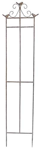 La Grande Prairie Treillage Jardin Fer Oiseaux 29x123cm