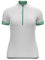 Odlo Damen Radtrikot halber Reißverschluss ESSENTIALS, white - hemlock, XL