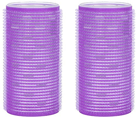 Haftwickler für Pony,Lockenwickler Selbsthaftend,Self Grip Lockenwickler Set, 2 Stück Heim Friseur Lockenwickler für Langes Mittleres Kurzes Haar und Pony Volumen