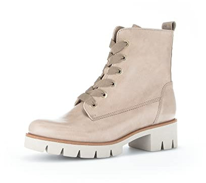 Gabor Damen Schnürstiefeletten, Frauen Boots,Wechselfußbett,Best Fitting,Bootee,Booties,halbstiefel,Kiesel (dust),40 EU / 6.5 UK