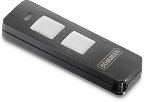 Radiocomando Telecomando 2 Canali 868 SOMMER PEARL TWIN NERO CROMO YS10019-00001