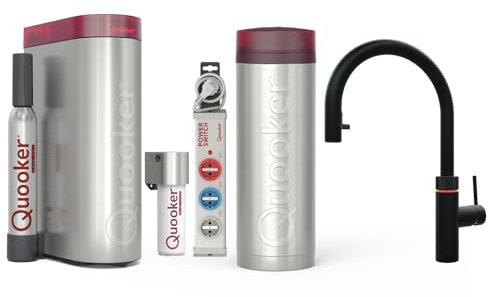 Quooker Flex mit Reservoire PRO3 incl. CUBE, CUBE-Filter, und Lastenwechsler (schwarz)