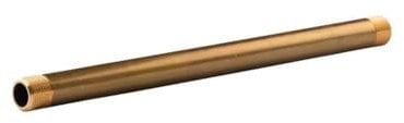 Messing Gewinde-Fitting Distanz Doppelnippel 1/2' - 1/2' L=300mm, schwere Ausführung