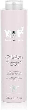 YUUP! - Haarmaske Hunde und Katzen, 500 ml, Conditioner und Volumengeber, Fellpflege Hund und Katze mit Jojobaöl und Macadamiaöl