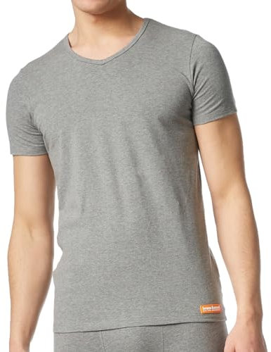 bruno banani - WARM UP - Unterhemd/Shirt Kurzarm (M Grau Melange)