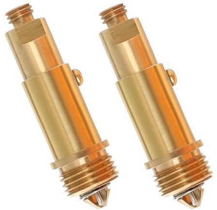 2 Pcs Replacement Sink Basin Bath Plug Pop Up Click Clack Slotted Brass Plug Bolt Assembly Bathroom pop up sink plug for Most Washbasin Bathtub Sink Drain Stopper