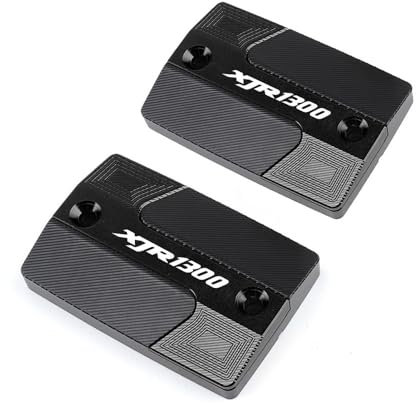 HEEGIN Deckel Für Bremsflüssigkeitsbehälter 2023 Motorrad CNC Aluminium Front Kupplung Bremsflüssigkeit Zylinder Master Reservoir Tank Abdeckung Cap Für Yam&aha XJR1300 XJR 1300