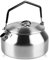Bollitore da campeggio portatile da 1 l in acciaio inox, bollitore da campeggio portatile con manico anti caldo, bollitore a gas, bollitore da tè per cucinare, bollitore in acciaio inox per picnic,