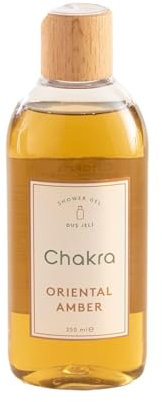 Gel douche Chakra 250 ml - Soin apaisant et hydratant, idéal pour le nettoyage quotidien | Ambre Oriental - Standard