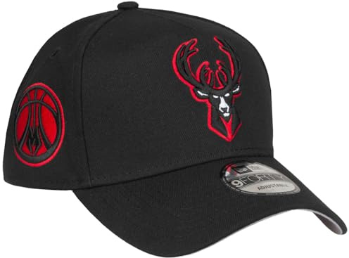 New Era 9Forty A-Frame Snapback Cap - Milwaukee Bucks