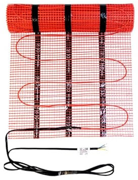 Warmcoin™ Heizmatte - Elektrische Fußbodenheizung, Selbstklebend, Verschiedene Größen, 160 W/m² mit Thermostat (Ohne Thermostat, 1m²)