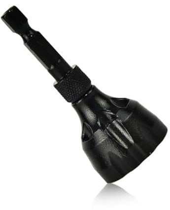 Utensile per sbavatura in acciaio al tungsteno con gambo esagonale a sgancio rapido, strumento di smussatura esterno per tubi, viti e barre filettate (da 1/8 a 3/4, da 3 mm a 20 mm)