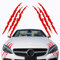 ZUOBYMBC Auto Aufkleber für Mercedes Benz EQC N293 I 2019-2024, Auto Sticker,Selbstklebende Auto-Emblem-Autoaufkleber,Logo Emblem Badge Aufkleber,Aufkleber Auto,Auto Zubehor,Red