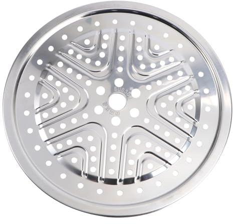 Amosfun Edelstahl Dampfgarer Gestell 26cm Lebensmittelecht Schnellkochtopf Einkocher Zubehör Dämpfeinsatz Küchenzubehör Zum Dämpfen Von Gemüse Und Fisch