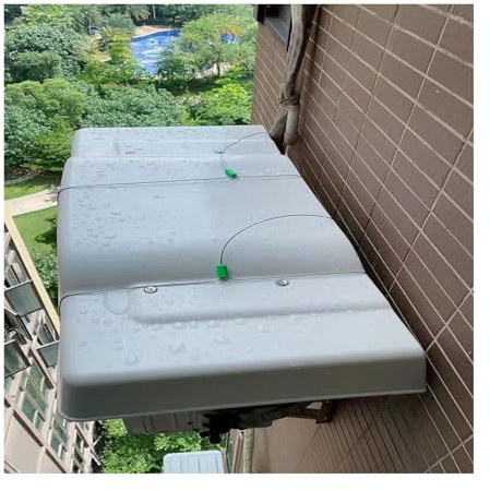 SARKEY Mini-Split Wärmepumpe/Kondensator Abdeckung, Klimaanlagen-Abdeckung for Außengeräte, Sonnencreme Staubschutzhaube, Regen- Und Schneeschutzdach, for Mini-Split-wärmepumpe/Kompressor(95x42cm)