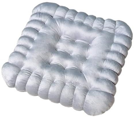 Juqoyue Kissen in Keksform, Verdicktes Kissen, Plüsch-Stuhlkissen, Dekoratives, Bequemes Sitzkissen für Den Sitz, Geschenk, Balkon A
