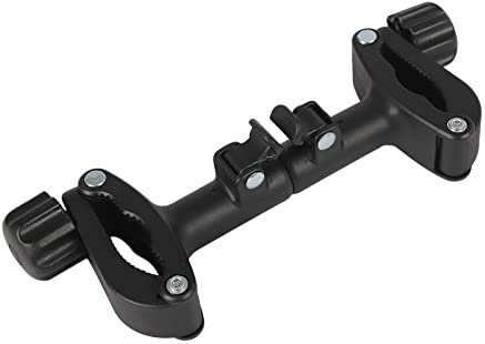 Double système d'adaptateur pour poussette - Raccord de jardin d'enfants réglable en longueur - Convient pour les jumeaux et les familles avec plusieurs enfants - Noir