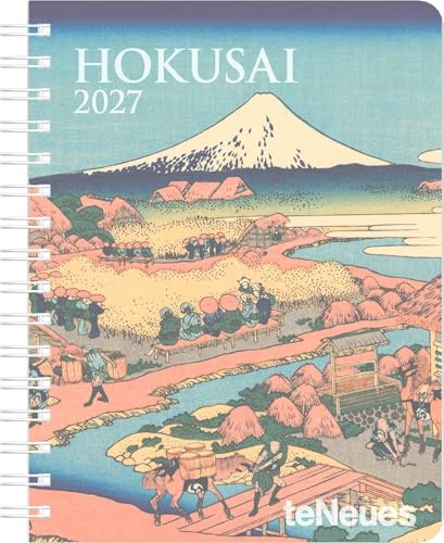 Hokusai Diary 2027: Buchkalender 17x22 cm - Wochenplaner mit Meisterwerken von Hokusai, Schutzcover, internationalen Feiertagen & preforierten Notizzetteln für Kunstliebhaber