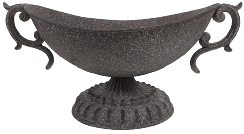 Luxshiny Iron Flower Holder Vintage Style Plant Pot for Garden and Indoor Floral Arrangement Stand