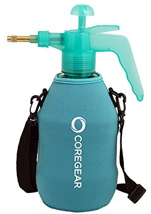 CoreGear (ULTRA COOL XLS) USA Misters 1.5 Liter Mister & Sprayer Personal Water Pump With Full Neoprene Jacket and Built-In Carrying Strap (Teal)